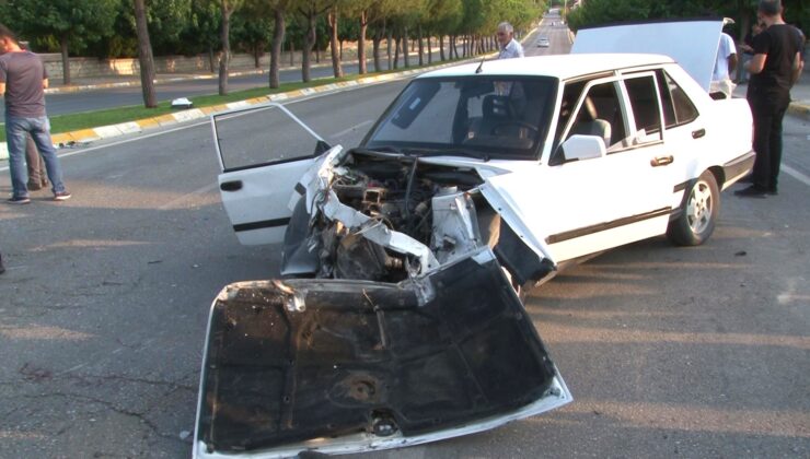 Sivil polis aracı otomobille çarpıştı: 1’i ağır 8 yaralı