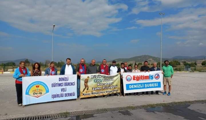 EĞİTİM İŞ “ZAFER YÜRÜYÜŞÜ”NE KATILDI