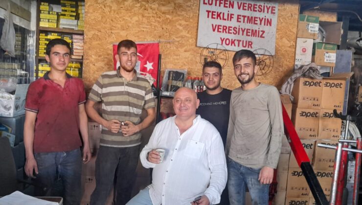 BAŞKAN ŞEVİK, SANAYİ ESNAFINI ZİYARET ETTİ