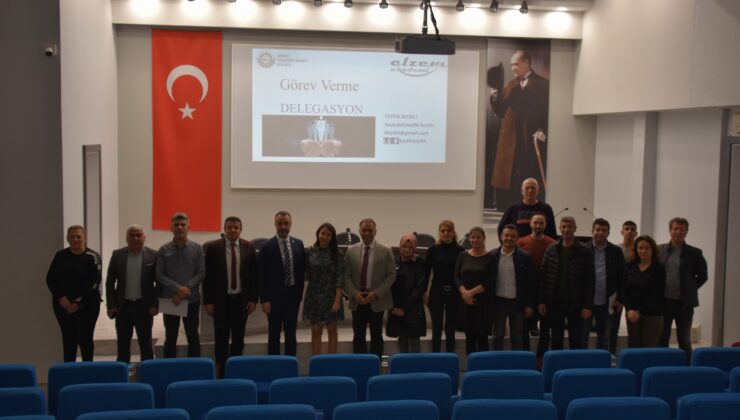 OSB’DE ‘GÖREV VERME VE DELEGASYON’ EĞİTİMİ VERİLDİ