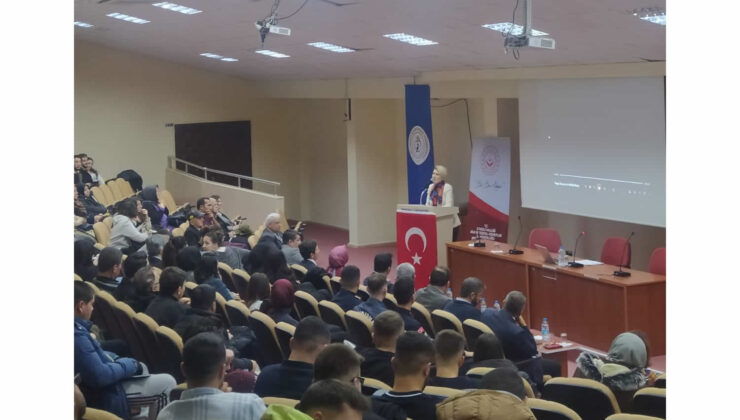 ÇİVRİL ATASAY KAMER MYO’DA “KADINA YÖNELİK ŞİDDETLE MÜCADELE” KONFERANSI YAPILDI