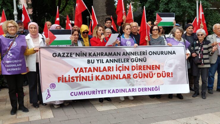 CUMHURİYET KADINLARI’NDAN FİLİSTİNLİ ANNELERE DESTEK