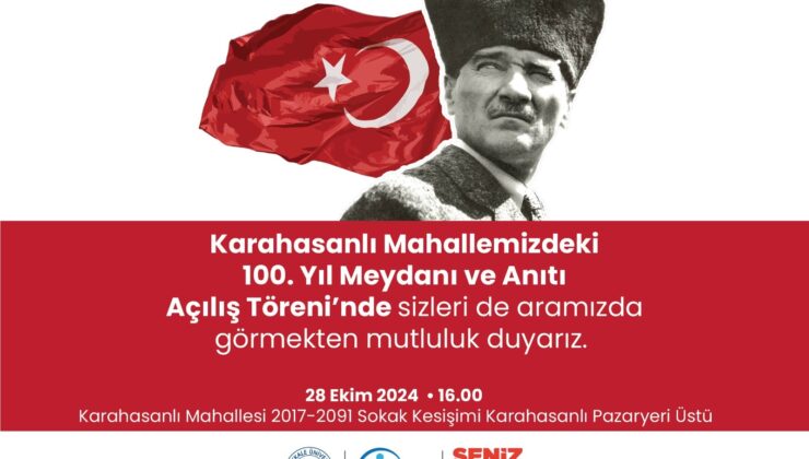 MERKEZEFENDİ’DE 100. YIL MEYDANI VE ANITI AÇILIYOR