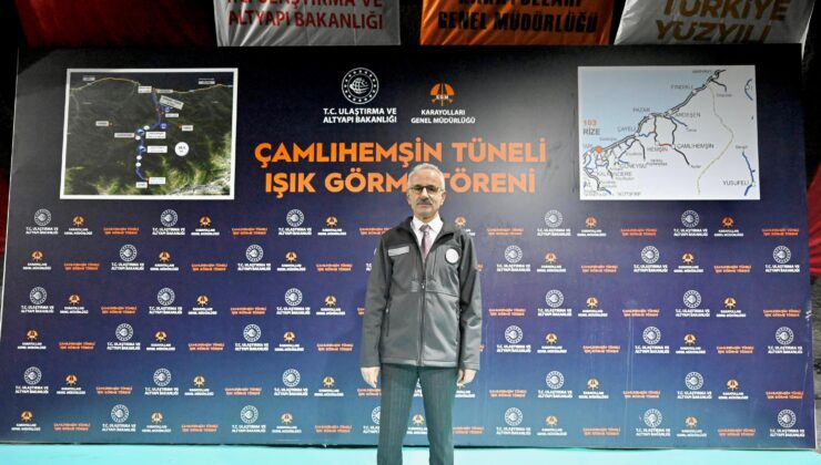 ÇAMLIHEMŞİN TÜNELİ’NDE IŞIK GÖRÜNDÜ 